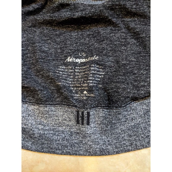 Aeropostale AERO Women's Sport Bra Gray Size L ~ 24/26in (NO PADS) - Picture 5 of 5